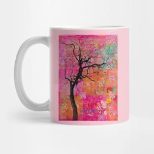 Pink oak tree Mug